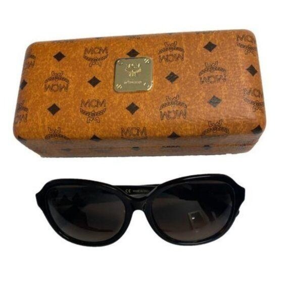 MCM Havana Round Sunglasses